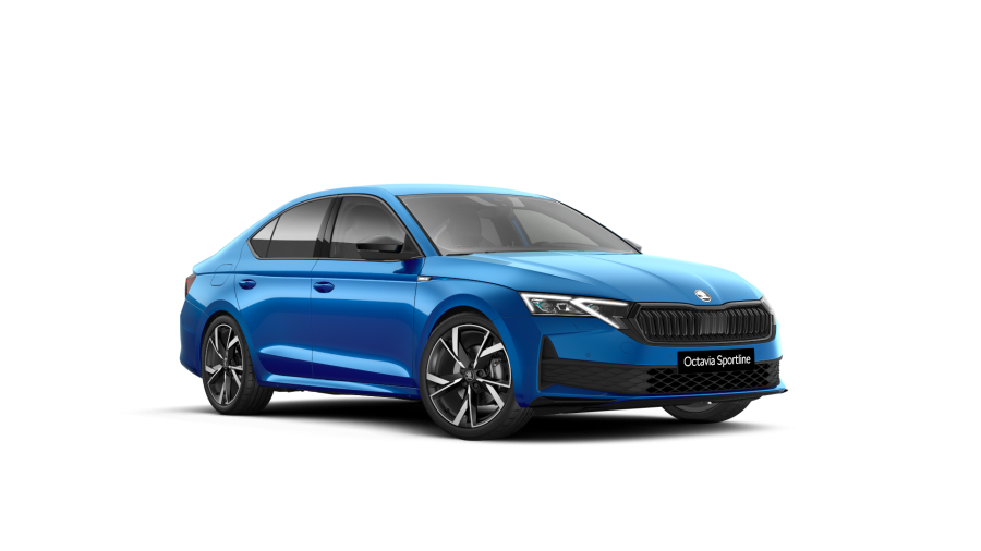 Škoda Octavia, 1,5 TSI m-HEV 110 kW 7° automatická DSG, barva modrá