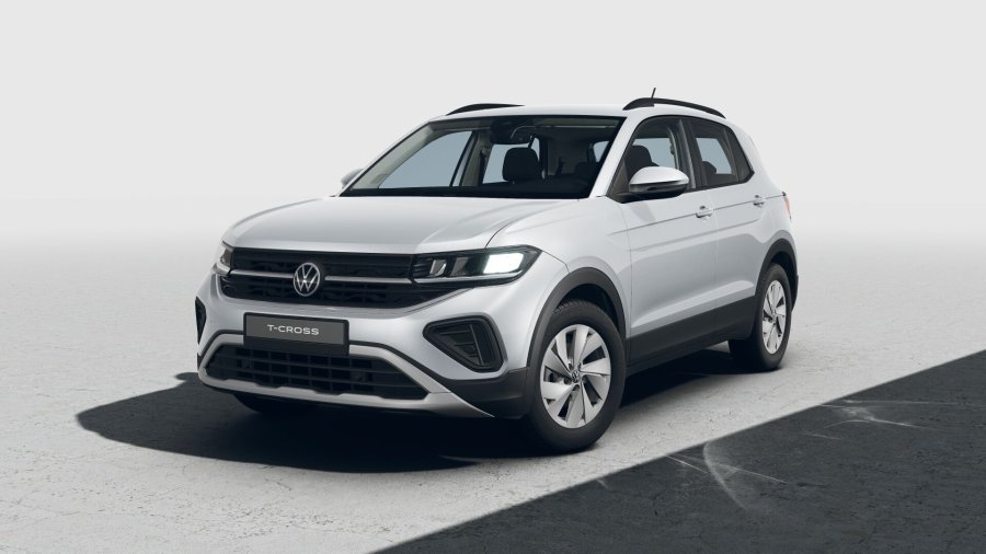 Volkswagen T-Cross, T-Cross People 1.0 TSI 85 kW 6G, barva stříbrná