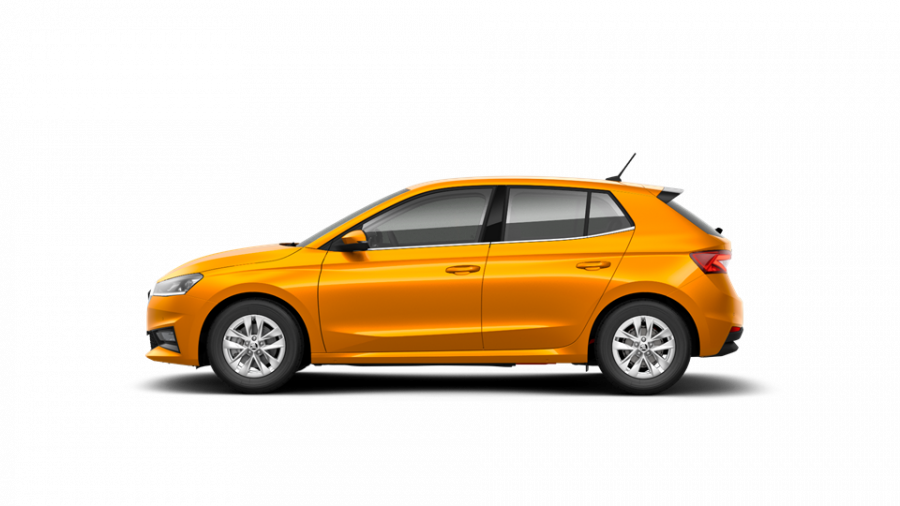 Škoda Fabia, 1,0 TSI 81 kW 7-stup. automat., barva oranžová