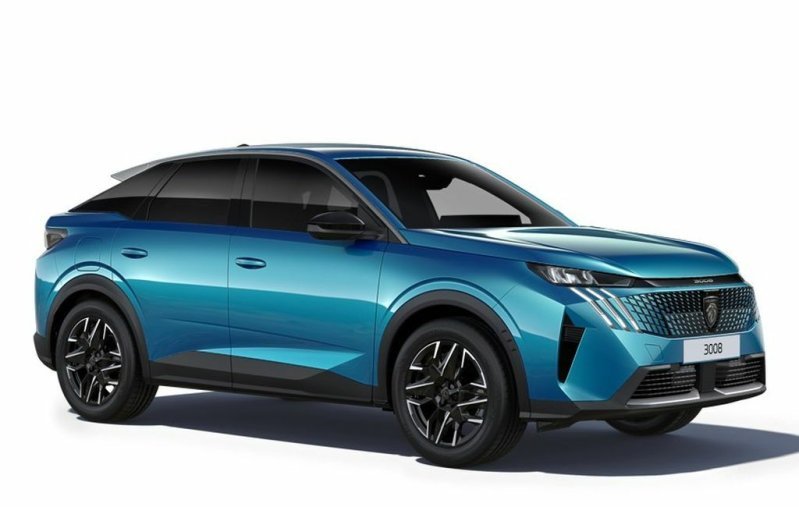 Peugeot 3008, Peugeot 3008 ALLURE Hybrid 136 e-DCS6 - 8941, barva modrá