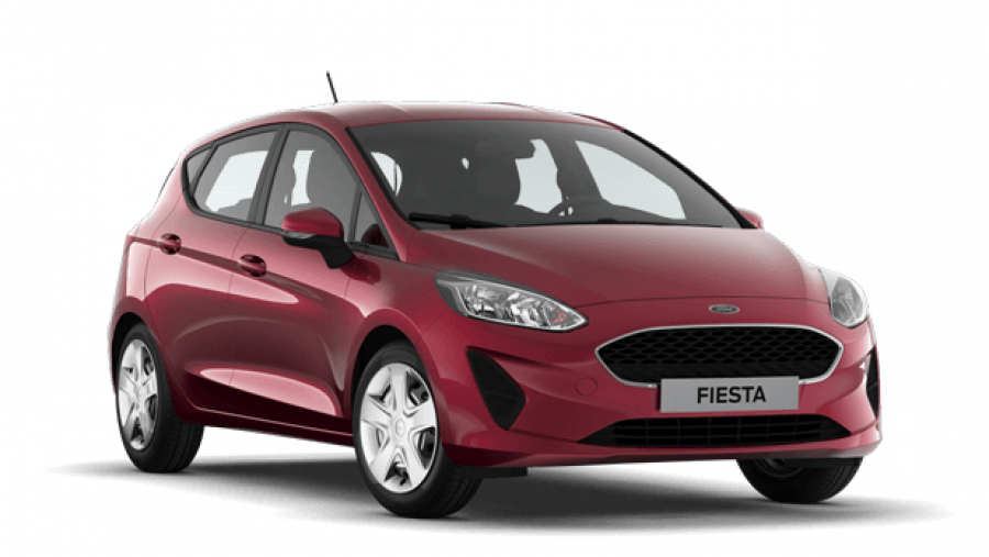 Ford Fiesta, Trend, 5dveřová, 1,0 EcoBoost 70 kW/95 k, 6st. manuální, barva červená