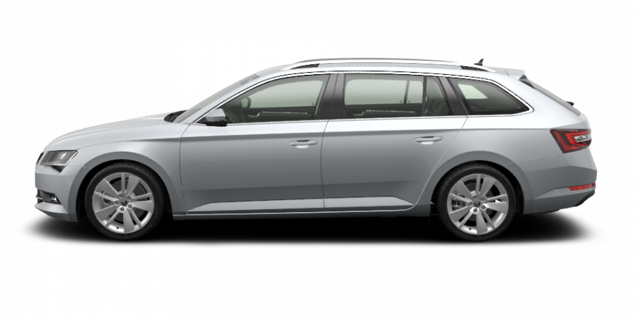 Škoda Superb, 2,0 TDI 110 kW 6-stup. mech., barva stříbrná