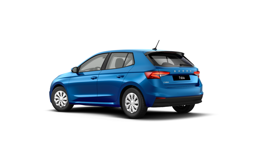Škoda Fabia, 1,0 TSI 70 kW 5° manuální, barva modrá