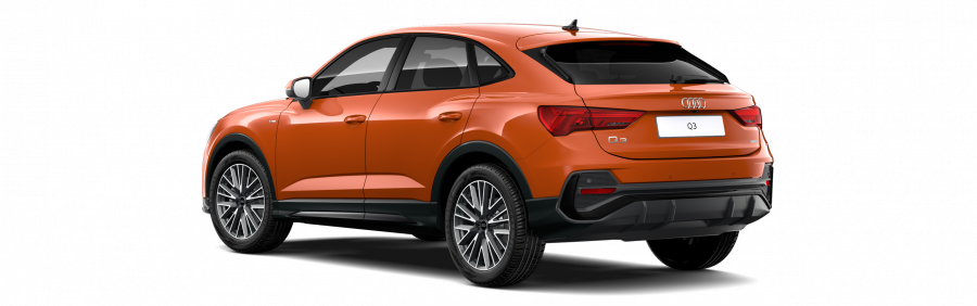 Audi Q3 Sportback, Q3 SB S line 45 TFSI 180 kW q, barva oranžová