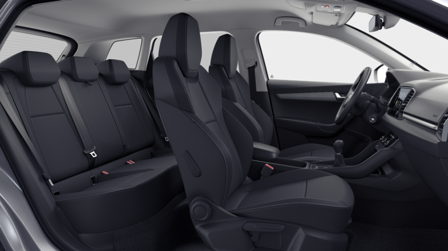 Škoda Karoq, 1,5 TSI 110 kW 6° manuální, barva stříbrná