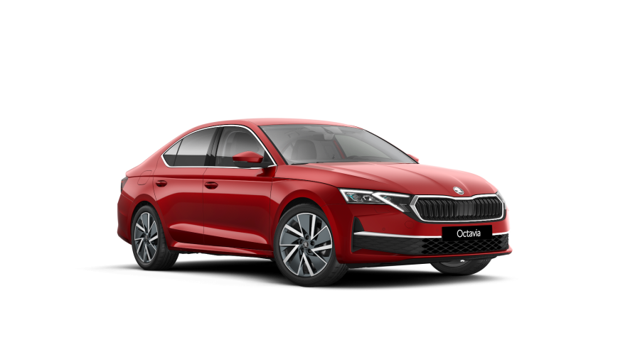 Škoda Octavia, 1,5 TSI m-HEV 110 kW 7° automatická DSG, barva červená