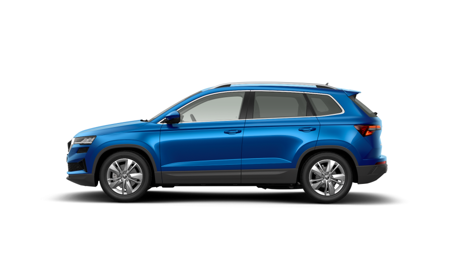 Škoda Karoq, 1,5 TSI 110 kW 7-stup. automat., barva modrá
