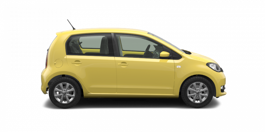 Škoda Citigo, 1,0 MPI 55 kW 5-stup. mech., barva žlutá