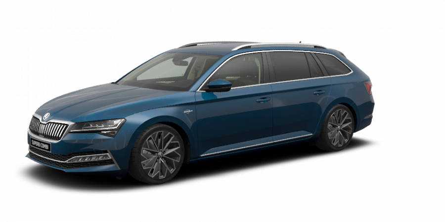 Škoda Superb, 2,0 TDI 147 kW 7-stup. automat. 4x4, barva modrá