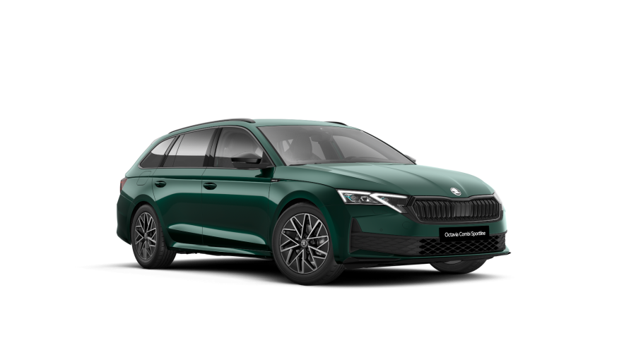 Škoda Octavia, 1,5 TSI m-HEV 110 kW 7-stup. automat., barva zelená