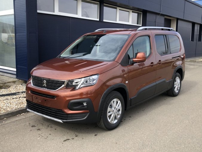Peugeot Rifter, LONG ALLURE PACK 1.5 BlueHDi 130 S&S MAN6, barva oranžová