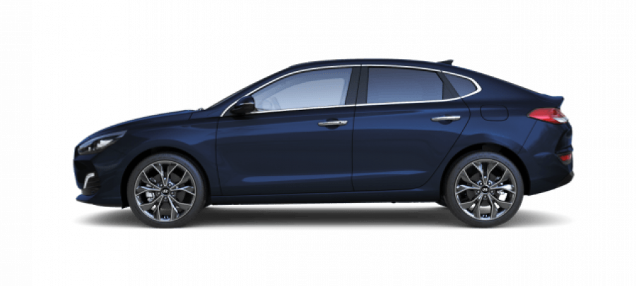 Hyundai i30, 1,4 T-GDI 103 kW (95 NAT) 6 st. man, barva modrá
