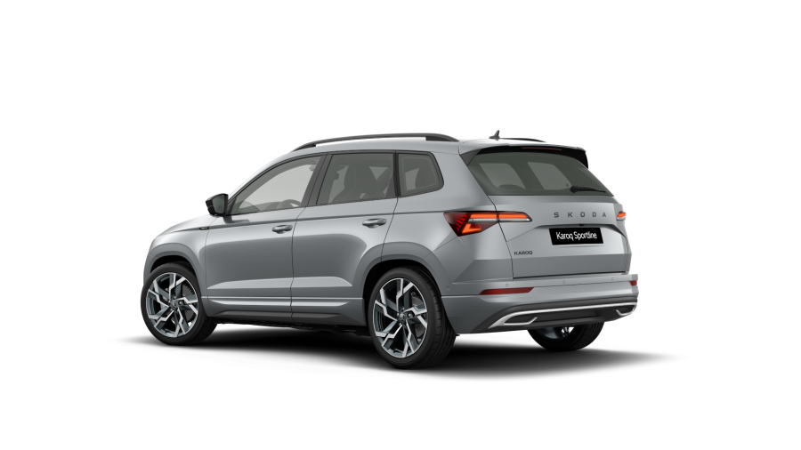 Škoda Karoq, 1,5 TSI 110 kW 7° automatická DSG, barva stříbrná