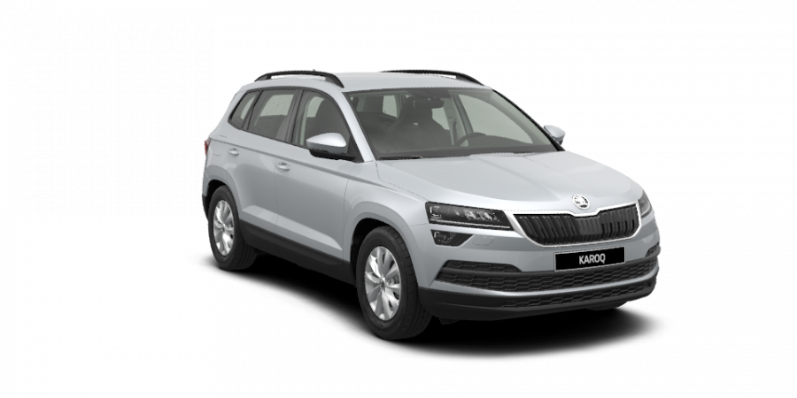 Škoda Karoq, 1,6 TDI 85 kW 7-stup. automat., barva stříbrná