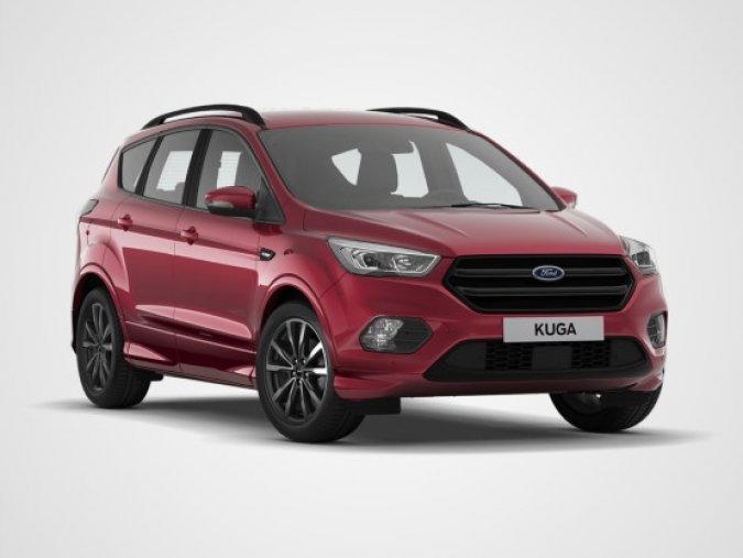 Ford Kuga, 2.0 TDCi, barva červená