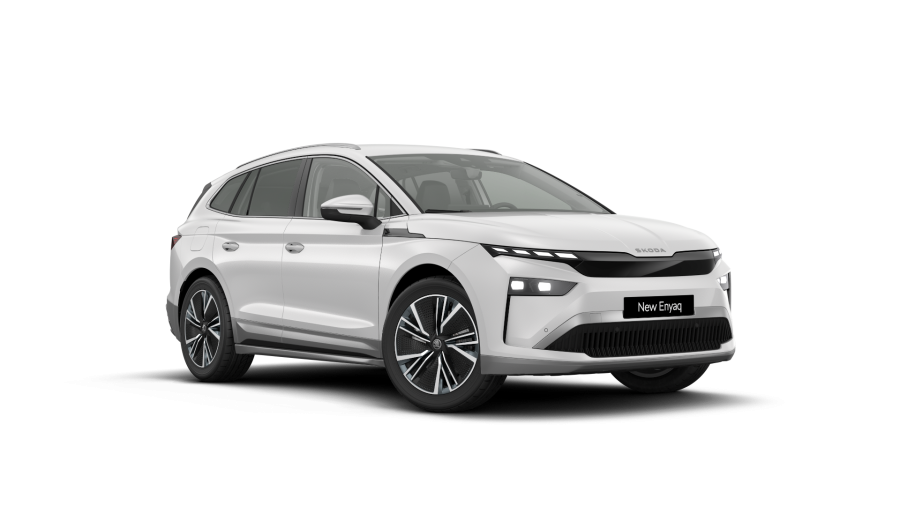 Škoda Enyaq iV, 82 kWh 210,00 kW 1° automatická, barva bílá