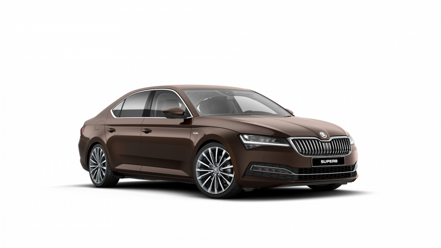 Škoda Superb, 2,0 TDI 147 kW 7-stup. automat. 4x4, barva hnědá