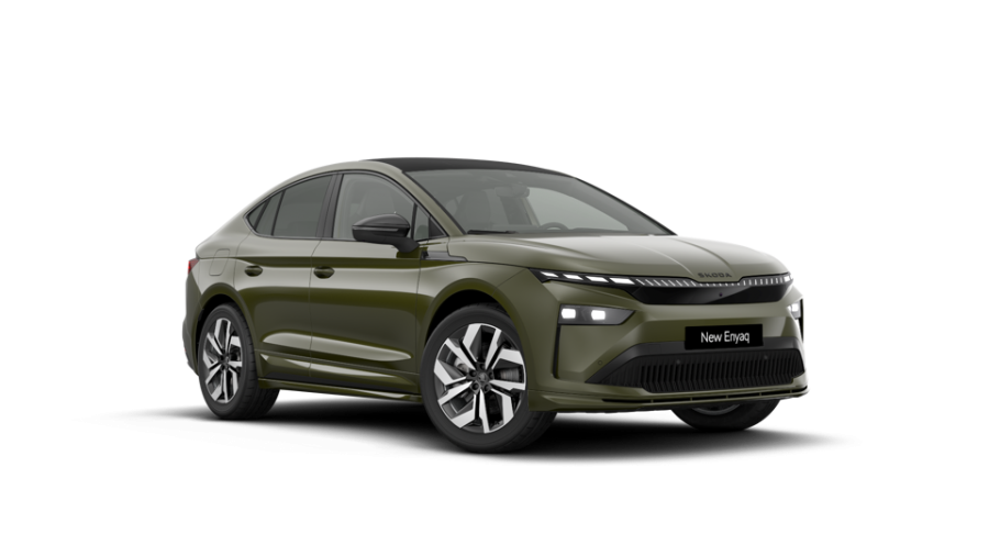 Škoda Enyaq iV, 82 kWh 1° automatická, barva zelená