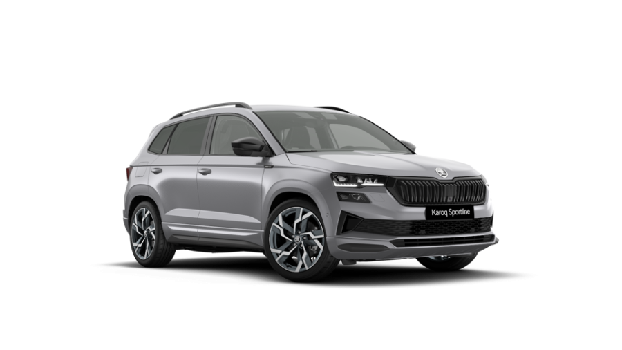 Škoda Karoq, 1,5 TSI 110 kW 7° automatická DSG, barva stříbrná