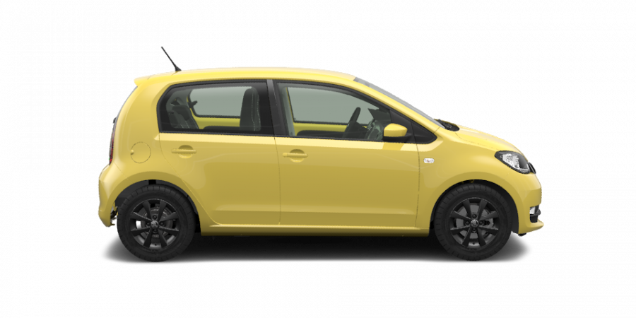 Škoda Citigo, 1,0 MPI 55 kW 5-stup. mech., barva žlutá