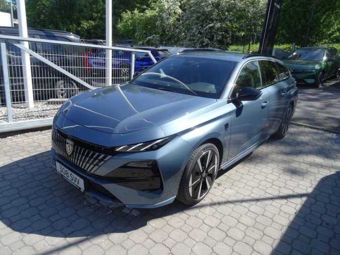 Peugeot 308, Peugeot 308 SW GT Elektromotor 115 kW / 156 k (Baterie 58 kWh), barva modrá