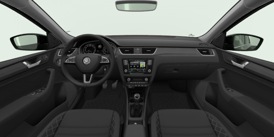 Škoda Rapid, 1,0 TSI 81 kW 6-stup. mech., barva černá