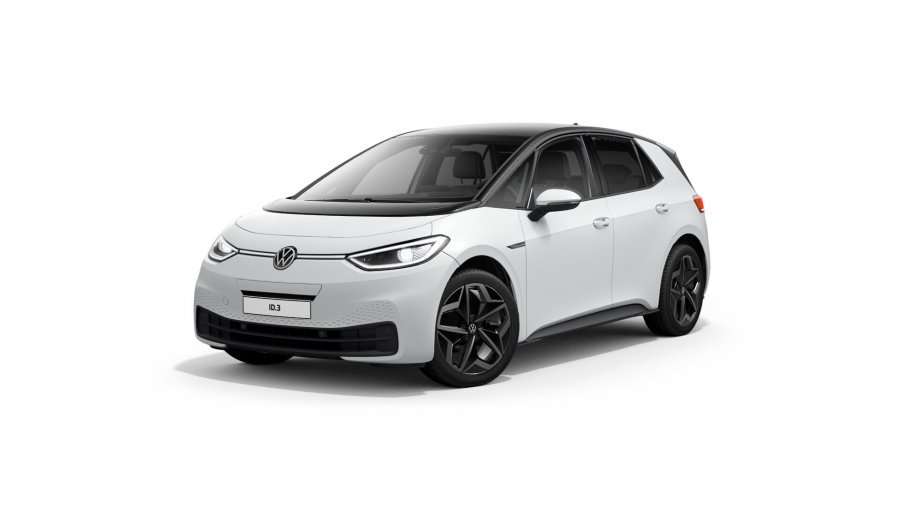 Volkswagen ID.3, ID.3 Tour, výk. 150 kW, kapac. 77 kWh, barva bílá