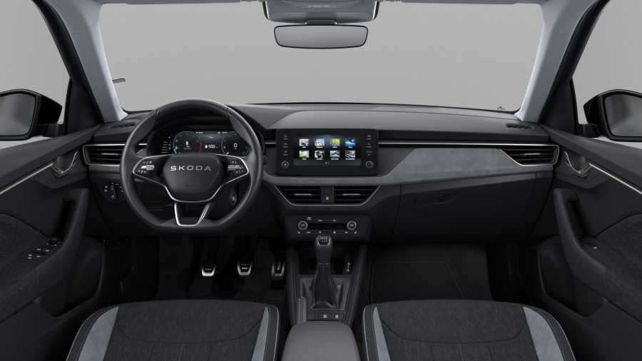 Škoda Kamiq, 1,0 TSI 85 kW 6-stup. mech., barva šedá