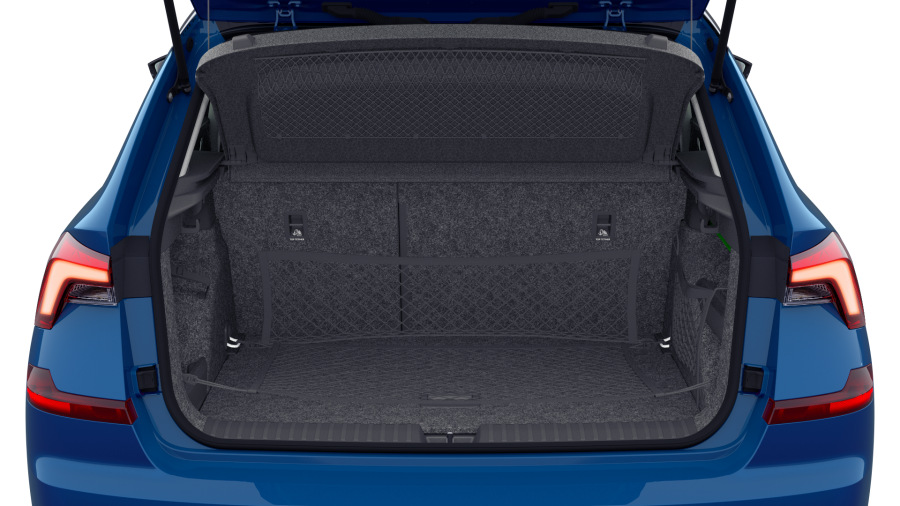 Škoda Kamiq, 1,5 TSI 110 kW 6-stup. mech., barva modrá