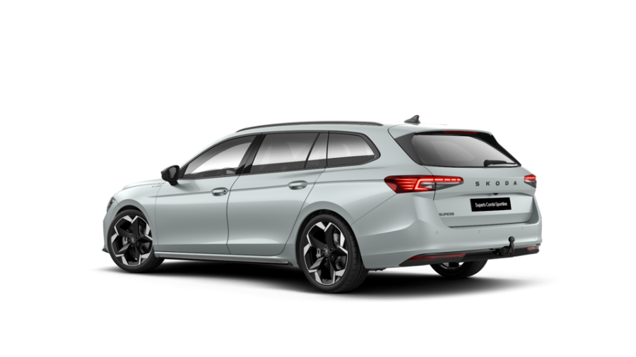 Škoda Superb, 1,5 TSI m-HEV 110 kW 7-stup. automat., barva stříbrná