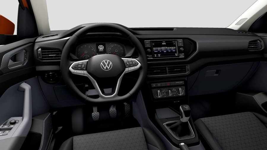 Volkswagen T-Cross, T-Cross Life 1,0 TSI 70 kW 5G, barva oranžová