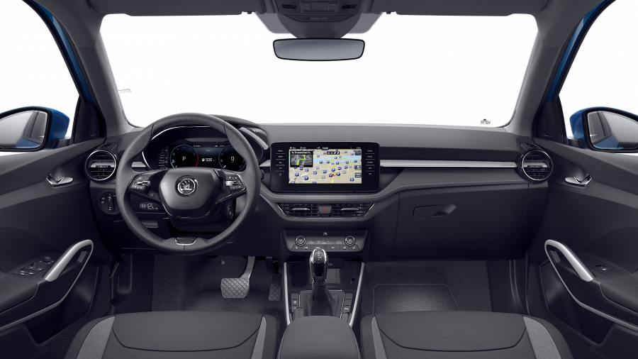 Škoda Fabia, 1,0 TSI 81 kW 7-stup. automat., barva modrá