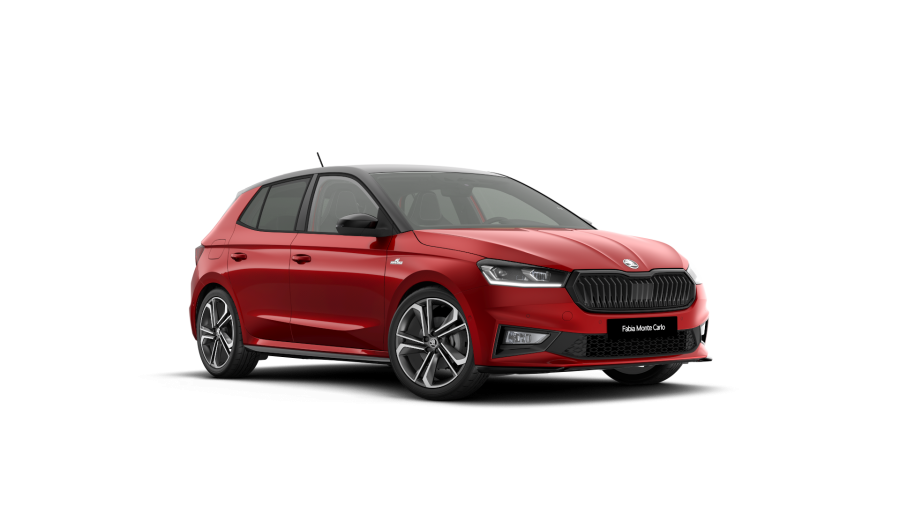 Škoda Fabia, 1,0 TSI 85 kW 7° automatická DSG, barva červená