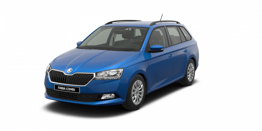 Škoda Fabia, 1,0 TSI 70 kW 5-stup. mech., barva modrá