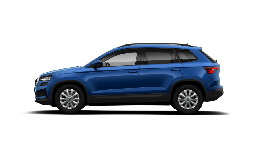 Škoda Karoq, 1,5 TSI 110 kW 6-stup. mech., barva modrá