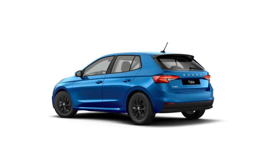 Škoda Fabia, 1,0 TSI 85 kW 7° automatická DSG, barva modrá