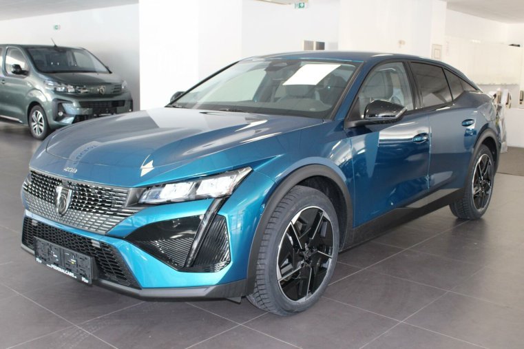 Peugeot 408, Peugeot 408 ALLURE Plug-in HYBRID 225 EAT, barva modrá