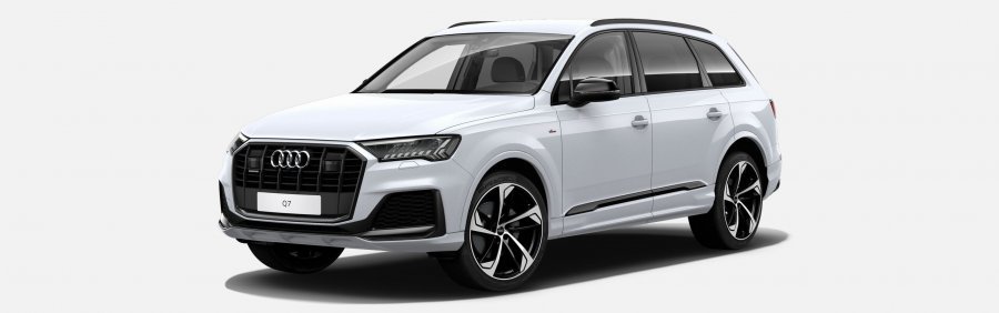 Audi Q7, Q7 S line 50 TDI quattro, barva bílá