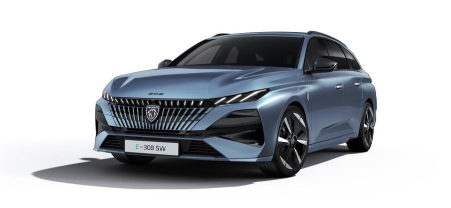 Peugeot 308, Peugeot 308 SW GT Elektromotor 115 kW, barva modrá