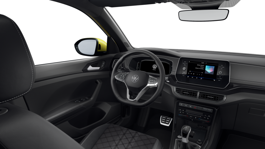 Volkswagen T-Cross, T-Cross R-Line 1.5 TSI 110 kW 7DSG, barva žlutá