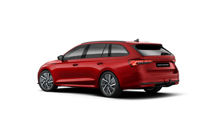 Škoda Octavia, 2,0 TSI 150 kW 7-stup. automat. 4x4, barva červená