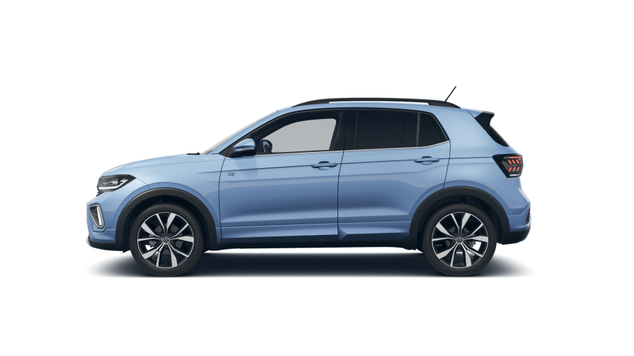 Volkswagen T-Cross, T-Cross R-Line People1.5 TSI 110 kW 7DSG, barva modrá