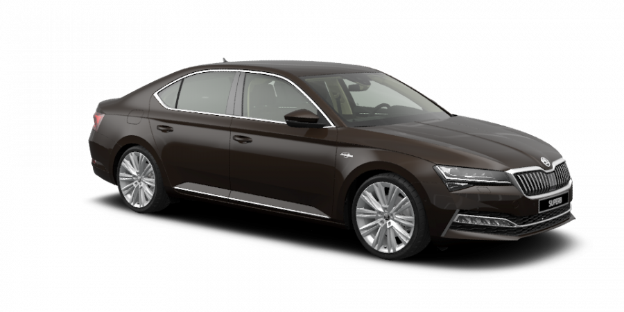 Škoda Superb, 2,0 TDI 140 kW 7-stup. automat. 4x4, barva hnědá