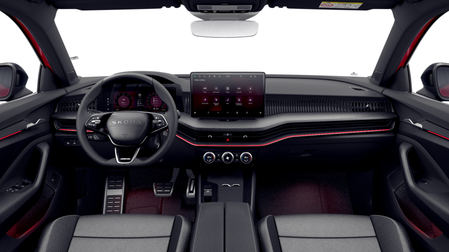 Škoda Superb, 2,0 TSI 195 kW 7° automatická DSG 4x4, barva červená