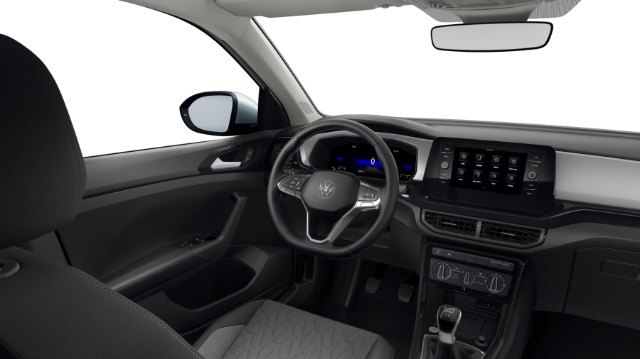 Volkswagen T-Cross, T-Cross People 1.0 TSI 70 kW 5G, barva stříbrná