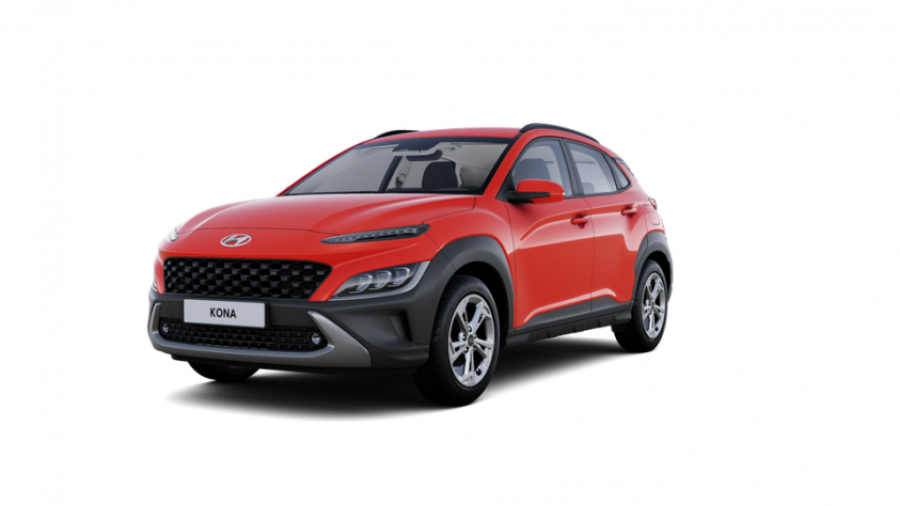 Hyundai Kona, 1,6 T-GDI 145 kW 2WD DCT PE, barva červená