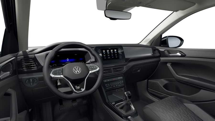 Volkswagen T-Cross, T-Cross People 1.0 TSI 70 kW 5G, barva černá