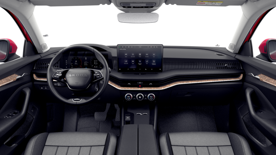 Škoda Superb, 2,0 TDI 142 kW 7° automatická DSG 4x4, barva červená