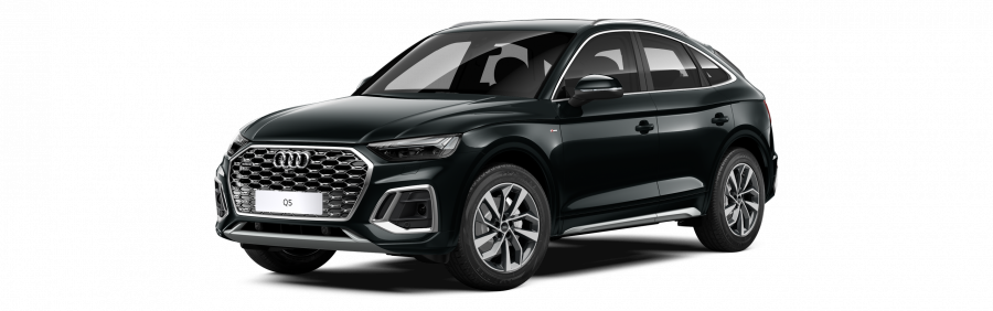 Audi Q5 Sportsback, Q5 SB S line 40 TDI 150kW quattro, barva černá