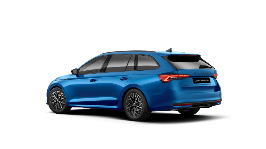 Škoda Octavia, 1,5 TSI m-HEV 110 kW 7° automatická DSG, barva modrá